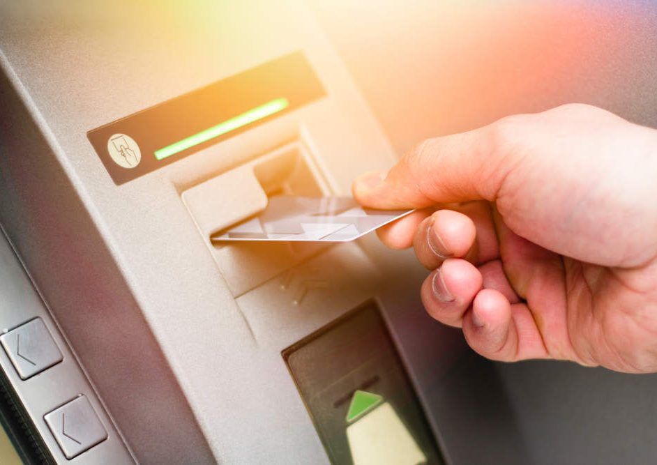 ATM machines and signage